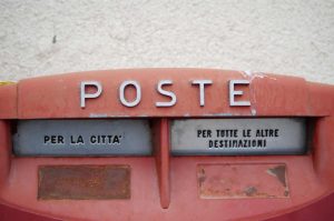 cassetta postale anni '60