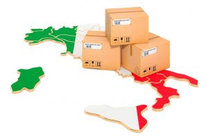 Penisola italiana pacchi