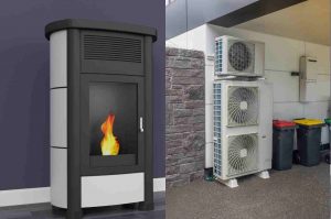 Stufe a pellet o pompa di calore