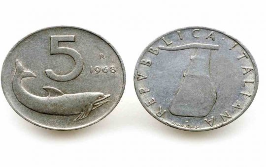 5 lire Delfino