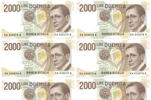 2.000 lire Giuseppe Marconi: il valore