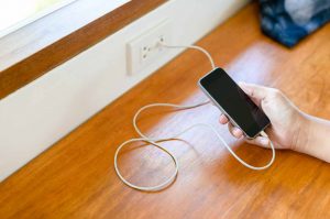 smartphone sotto carica